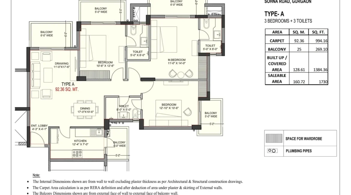 3BHK-1730-Sq.Ft_