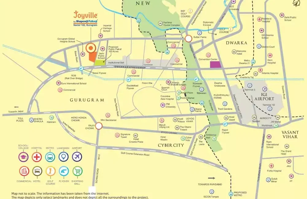 joyville-gurgaon-location-map