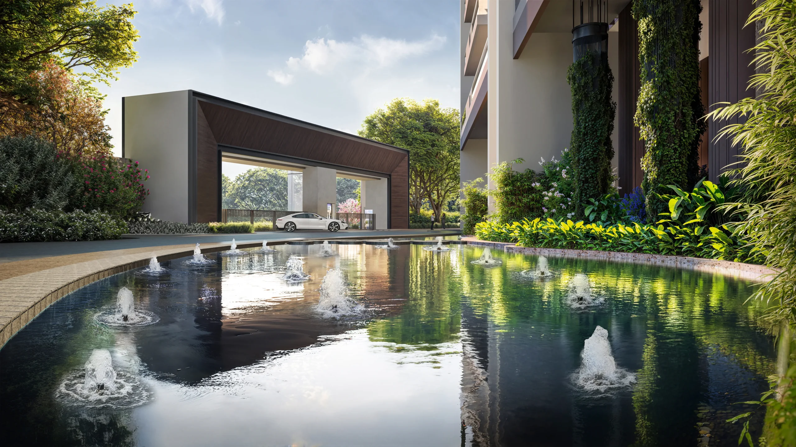 Adani-Sec-102A-Waterfeature